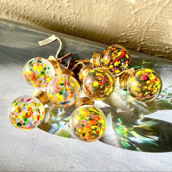 🎨1 Hand Blown Glass Drawer Pull/Knob🎨 - Picture 6 of 9